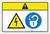 Caution: Hazardous Voltage (Wordless ISO/ANSI) - Label