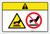 Caution: Hot Surface Do Not Touch (Wordless ISO/ANSI) - Label