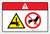 Danger: Blade Hazard (Wordless ISO/ANSI) - Label