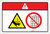 Danger: Cut or Sever Hazard (Wordless ISO/ANSI) - Label