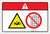 Danger: Drawing In And Crush Hazard (Wordless ISO/ANSI) - Label