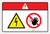 Danger: Electric Shock Hazard Stay Away (Wordless ISO/ANSI) - Label