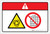 Danger: Equipment Starts Automatically (Wordless ISO/ANSI) - Label