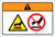 Warning: Burn Hazard Do Not Touch (Wordless ISO/ANSI) - Label