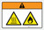 Warning: Burn Hazard (Wordless ISO/ANSI) - Label