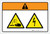 Warning: Chemical Hazard (Wordless ISO/ANSI) - Label