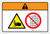 Warning: Crush Hazard (Wordless ISO/ANSI) - Label