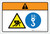 Warning: Crush Hazard Lift Point (Wordless ISO/ANSI) - Label