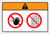 Warning: Do Not Operate with Guards Removed (Wordless ISO/ANSI) - Label