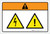 Warning: Electric Shock (Wordless ISO/ANSI) - Label