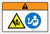Warning: Hand Crush Force Read User Guide Before Operating (Wordless ISO/ANSI) - Label