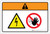 Warning: Hazardous Voltage Hazard Stay Clear (Wordless ISO/ANSI) - Label