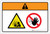 Warning: Pressurized Device (Wordless ISO/ANSI) - Label