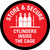 Store & Secure Cylinders Inside The Cage Circular - Floor Sign