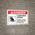 Danger: Confined Space Monitor Oxygen Level ANSI - Wall Sign