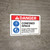 Danger: Confined Space Proper Safety Equipment Must Be Worn ANSI - Wall Sign