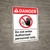 Danger: Do Not Enter Authorized Personnel ANSI - Wall Sign