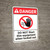 Danger: Do Not Start Equipment When Locked Out ANSI - Wall Sign