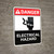 Danger: Electrical Hazard With Icon ANSI - Wall Sign