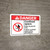 Danger: Enter By Permit Only Confined Space ANSI - Wall Sign