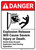 Danger: Explosion Release ANSI - Wall Sign