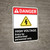 Danger: High Voltage Authorized With Icon ANSI - Wall Sign
