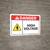 Danger: High Voltage With Yellow Icon ANSI - Wall Sign