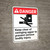 Danger: Keep Clear Of Swinging Upper ANSI - Wall Sign