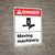 Danger: Moving Machinery with Graphic ANSI - Wall Sign