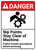Danger: Nip Points Lockout ANSI - Wall Sign