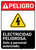 Danger: Electrical Hazard Authorized Personnel Only Portrait Spanish ANSI - Wall Sign