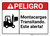 Danger: Forklift Traffic Spanish ANSI - Wall Sign