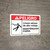 Danger: Hazardous Voltage Peligro Lineas Aereas Spanish ANSI - Wall Sign