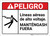 Danger: Hazardous Voltage Peligro Lineas Aereas Spanish ANSI - Wall Sign