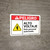 Danger: High Voltage Authorized Personnel Only Hazard Spanish ANSI - Wall Sign