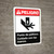 Danger: Spanish Pinch Points Watch Hands Spanish ANSI - Wall Sign