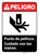 Danger: Spanish Pinch Points Watch Hands Spanish ANSI - Wall Sign