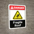 Danger: Fragile Roof with Graphic Warning ANSI - Wall Sign