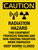 Caution: Radiation Hazard This Equipment Produces Ionizing And Non-Ionizing Radiation When Energized Keep Door Closed Portrait - Wall Sign