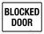 Blocked Door Landscape - Wall Sign