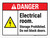 Danger: Electrical Room Storage Prohibited Do Not Block Doors ANSI Landscape - Wall Sign
