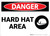 Danger: Warning Hard Hat Area - Wall Sign