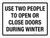 Use Two People To Open Or Close Doors During Winter Landscape - Wall Sign