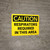 Caution: Respirators Required in This Area - Wall Sign
