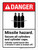 Danger: Missile Hazard Secure All Cylinders And Cylinder Caps ANSI Portrait - Wall Sign