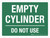 Full Propylene Cylinders Ready For Use Green Landscape - Wall Sign