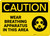 Caution: Wear Breathing Apparatus in This Area with Graphic - Wall Sign