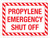 Propylene No Smoking Flammable Landscape - Wall Sign
