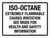 ISO-Octane Extremely Flammable Causes Irritation See MSDS Landscape - Wall Sign