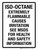 ISO-Octane Extremely Flammable Causes Irritation See MSDS Portrait - Wall Sign